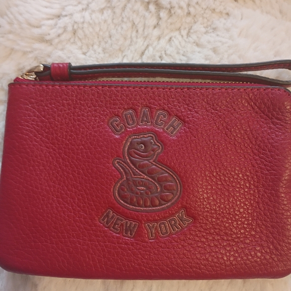 Coach Handbags - Coach Lunar Year Snake Wristlet NWOT